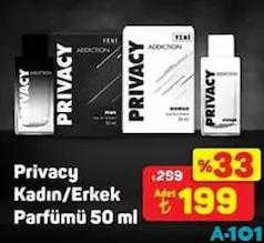 PRİVACY KADIN/ERKEK PARFÜM 50 ML PRİVACY KADIN/ERKEK PARFÜM 50 ML
